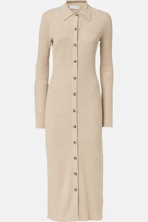 Proenza Schouler White Label Midikleid Phillips aus einem Baumwollgemisch