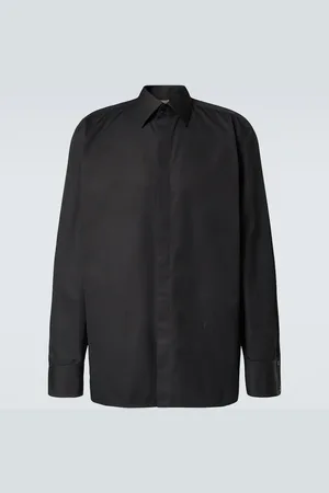 Saint Laurent Hemd Cassandre aus Baumwollpopeline