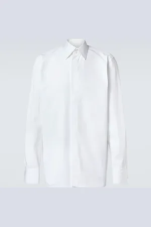 Saint Laurent Hemd Cassandre aus Baumwollpopeline