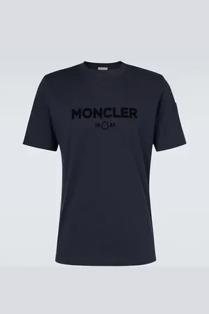 Moncler T-Shirt aus Baumwolle und Kaschmir