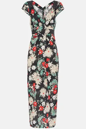 RIXO London Midikleid Carey aus Baumwolle