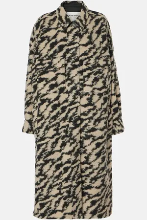 Marant Etoile Mantel Fontizi aus einem Wollgemisch