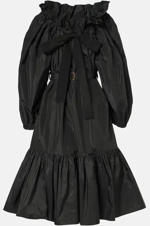 Patou Midikleid aus Faille