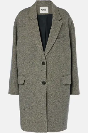Marant Etoile Mantel Limizag aus einem Wollgemisch