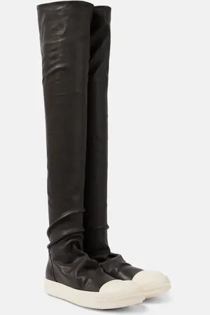 Rick Owens Stiefel Stocking aus Leder
