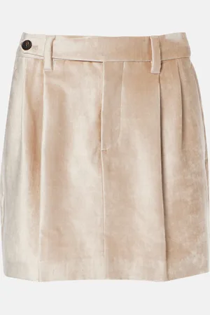 Brunello Cucinelli Minirock aus Samt