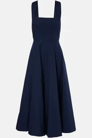 Staud Midikleid Teresa aus Popeline