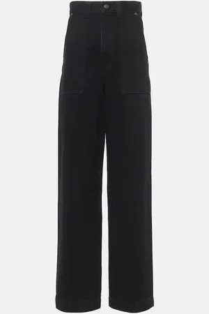 Khaite High-Rise Straight Jeans Hewitt