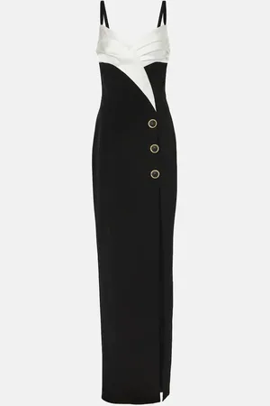 Balmain Robe aus Crêpe