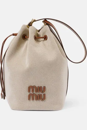 Miu Miu Bucket-Bag mit Leder