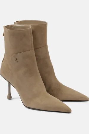 Jimmy Choo Ankle Boots Cycas 80 aus Veloursleder