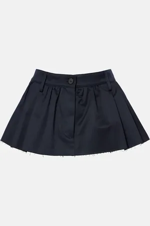 Miu Miu Minirock aus Baumwoll-Canvas