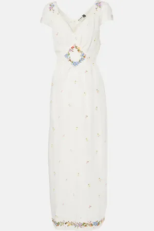 RIXO London Besticktes Maxikleid Carey