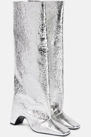COPERNI Stiefel Foil Bridge 85 aus Metallic-Leder