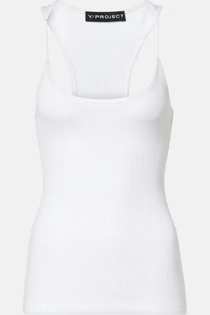 Y / PROJECT Top aus Baumwoll-Jersey