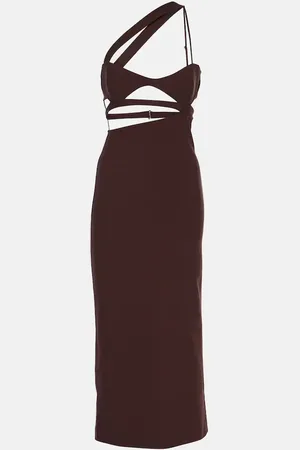 Nensi Dojaka Midikleid aus Seide
