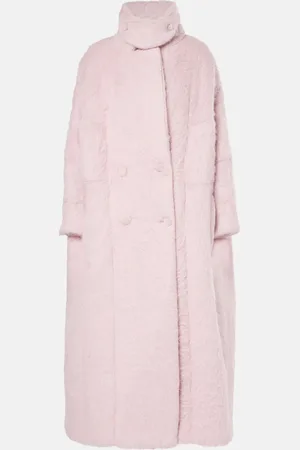 DRIES VAN NOTEN Mantel aus Faux Shearling