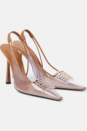Saint Laurent Slingback-Pumps Jive mit Kristallen
