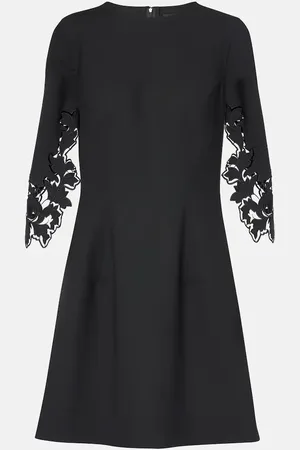 Oscar de la Renta Minikleid Peony aus einem Wollgemisch