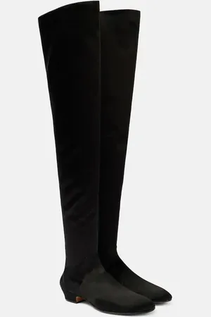 The Row Overknee-Stiefel Awar aus Satin