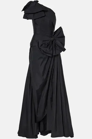 Elie saab One-Shoulder-Robe aus Taft