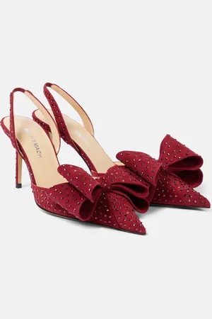Mach & Mach Slingback-Pumps Le Cadeau 85 aus Veloursleder
