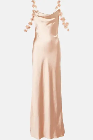 Self-Portrait Slipdress aus Satin