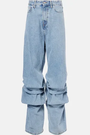 Y / PROJECT Wide-Leg Jeans Evergreen