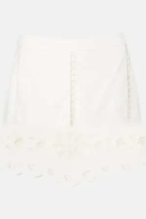 Isabel Marant Bestickter Minirock Palmira aus Baumwolle