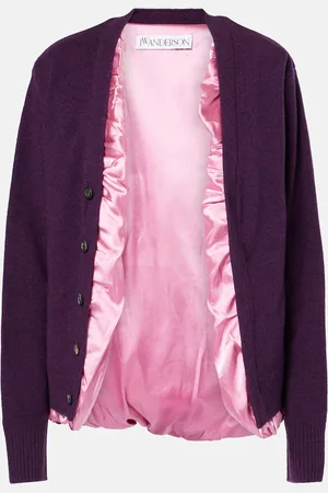 J.W.Anderson Cardigan aus Wolle und Satin