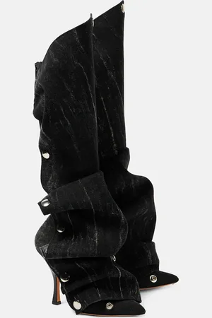 Y / PROJECT Stiefel Snap aus Denim