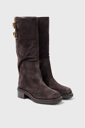 Jimmy Choo Stiefel Brooklyn Kb 50 aus Veloursleder