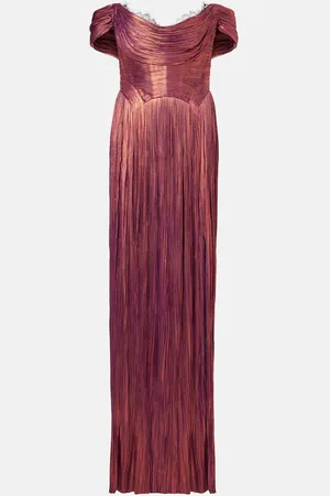 MARIA LUCIA HOHAN Off-Shoulder-Robe Sharon aus Seide