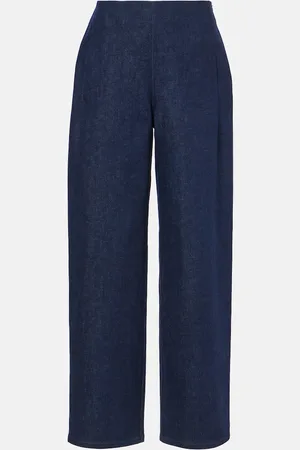 Fforme Gerade Hose Jagger aus Denim