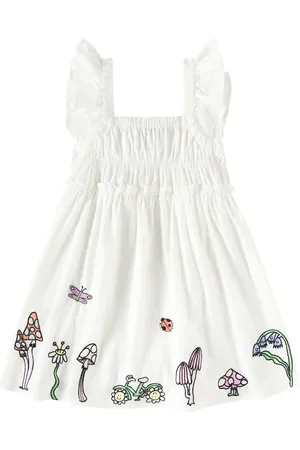 Stella McCartney Besticktes Kleid aus Baumwolle