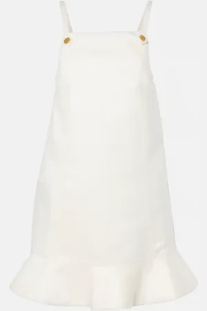 Ganni Minikleid aus Duchesse-Satin
