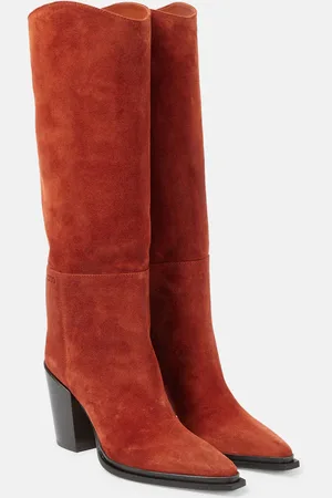 Jimmy Choo Stiefel Cece 80 aus Veloursleder
