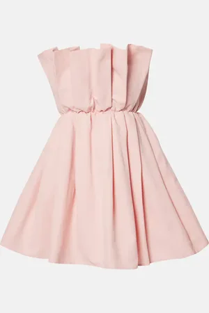 Staud Minikleid Cordelia aus einem Baumwollgemisch