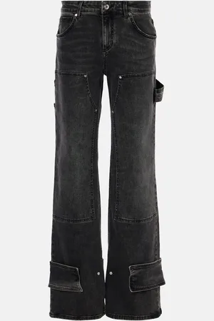 BLUMARINE Low-Rise Straight Jeans