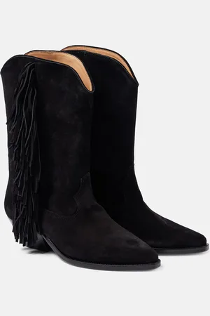 Isabel Marant Westernstiefel Duerto aus Veloursleder
