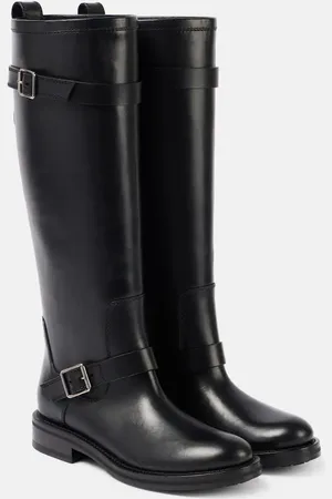 Saint Laurent Bikerstiefel River aus Leder