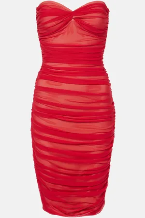 Norma Kamali Minikleid Walter aus Mesh