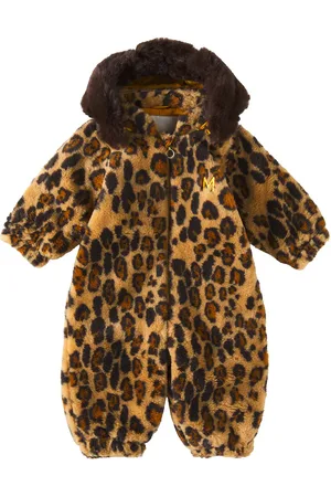 Mini Rodini Baby Overall aus Faux Fur