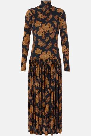 ULLA JOHNSON Bedrucktes Maxikleid Amaya aus Jersey