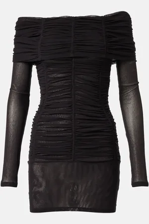 The Attico Off-Shoulder-Minikleid