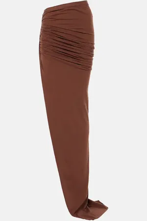 Rick Owens DRKSHDW Maxirock Edfu aus Baumwoll-Jersey