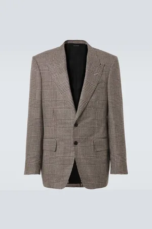 Tom Ford Blazer Shelton aus Wolle, Seide und Leinen