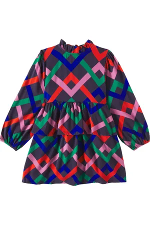 Bobo Choses Kleid Garland aus einem Baumwollgemisch