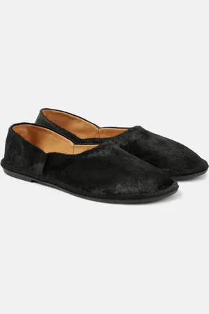 The Row Slip-Ons Canal aus Ponyhaar