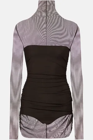 Norma Kamali Minikleid aus Mesh